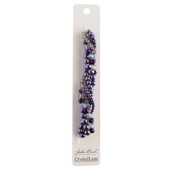 Crystal Lane DIY 6" 5 Twisted Pearls & Crystal Beads Strands